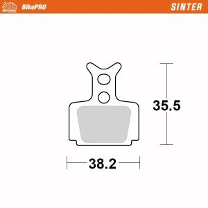 Moto-master 730754 Szinterezett fékbetét Fékbetét