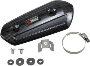 AKRAPOVIC hõ pajzs CF bal VMax Motor kipufogó alkatrész