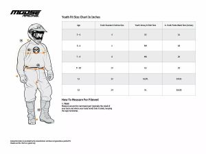 Moose racing soft-goods 2830-0619 Ifjúsági XC1 mellény motocross ruházat 1