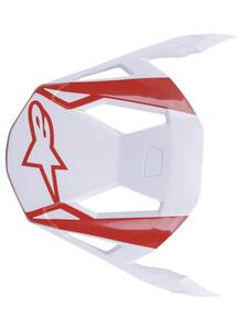 Alpinestars bicycle sisak plexi MISSILE RED/WHT OS Bukósisak alkatrész