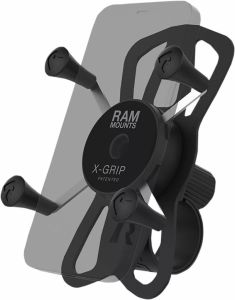RAM MOUNT RAP-460-UN7U X-Grip® telefontartó RAM® Tough-Strap™ kormányrúdtal Kormányra szerelhető kiegészítő
