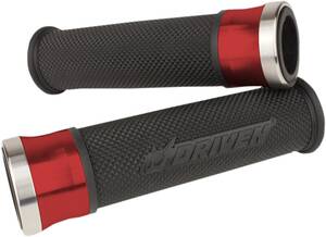 Driven racing markolatok / BLACK|RED / GEL|STAINLESS STEEL|RUBBER Kormány markolat