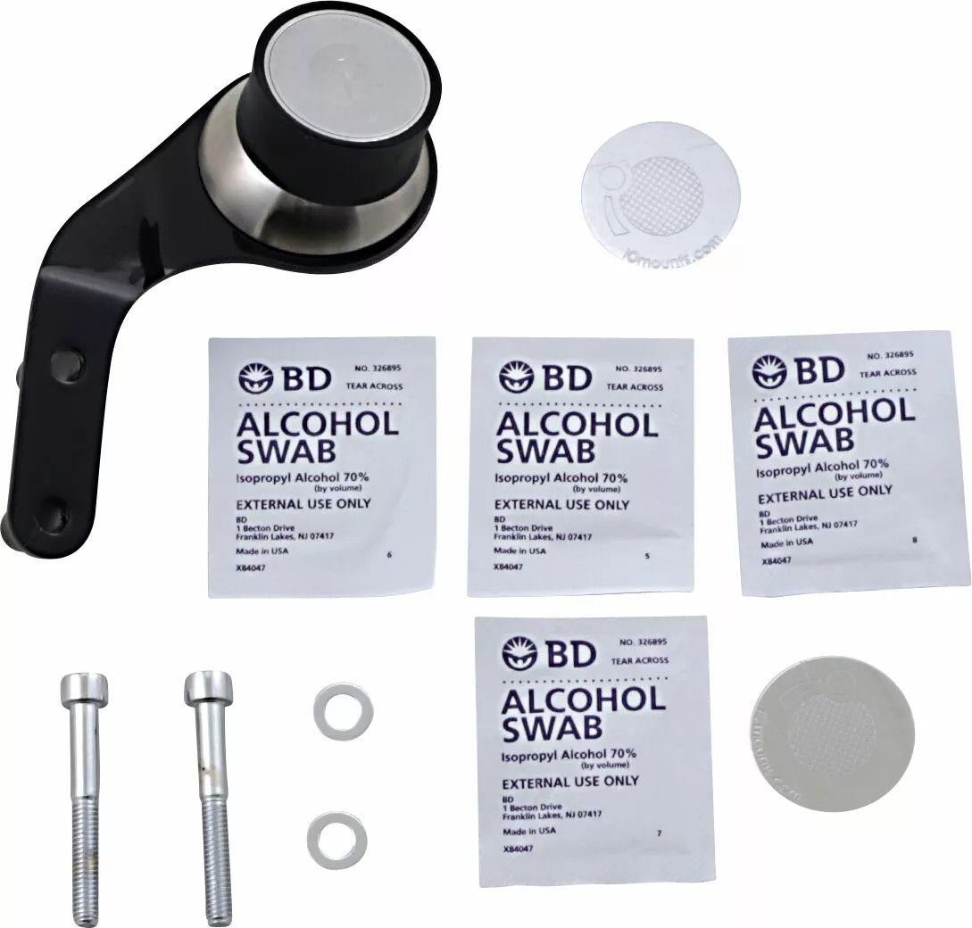 Klock werks KW05-01-0385-LB iOmounts™ eszközrögzítés Kormányra szerelhető kiegészítő 2