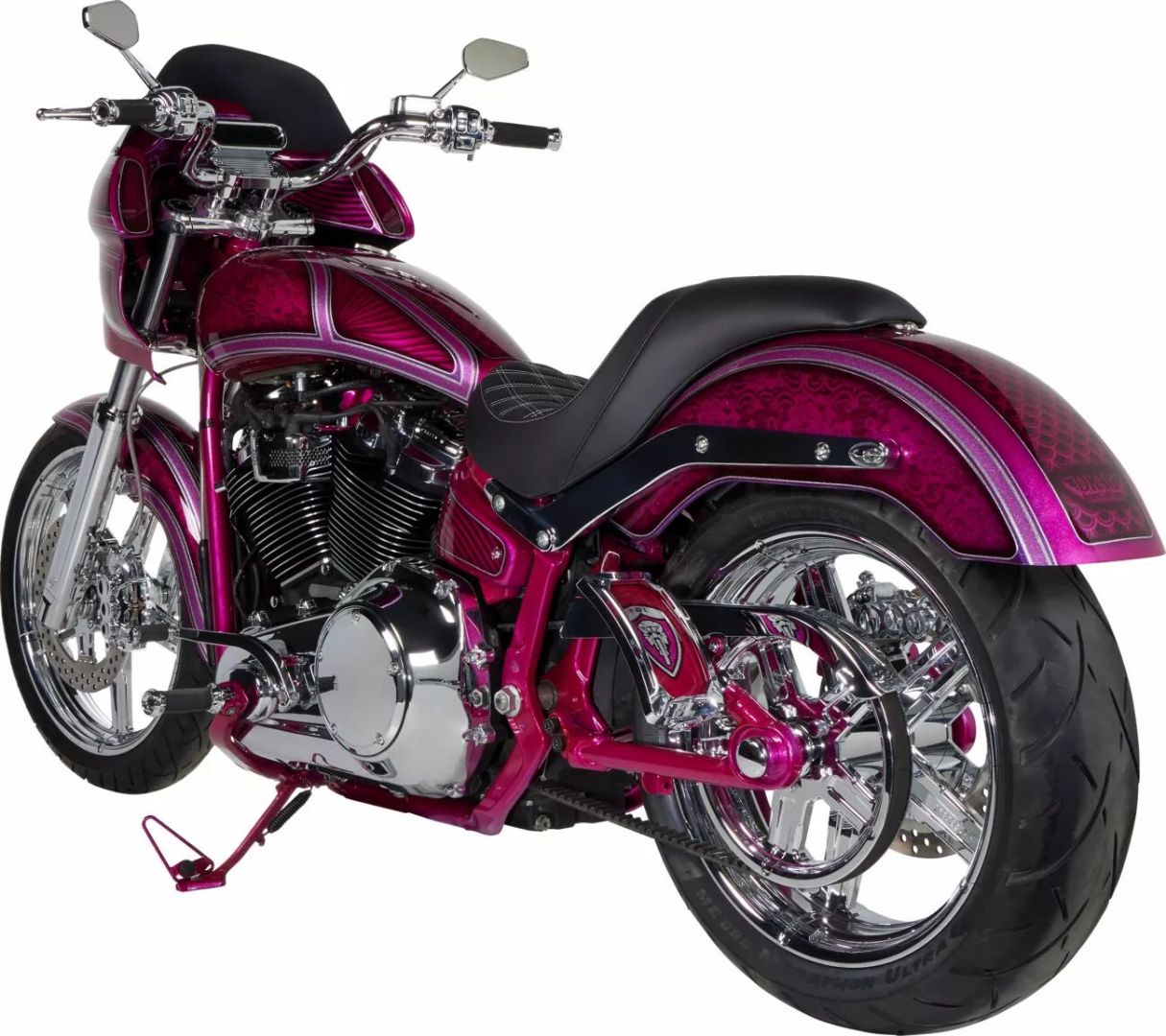 Arlen ness 13-159 Mini Stocker kovácsolt tükör Visszapillantó tükör 3