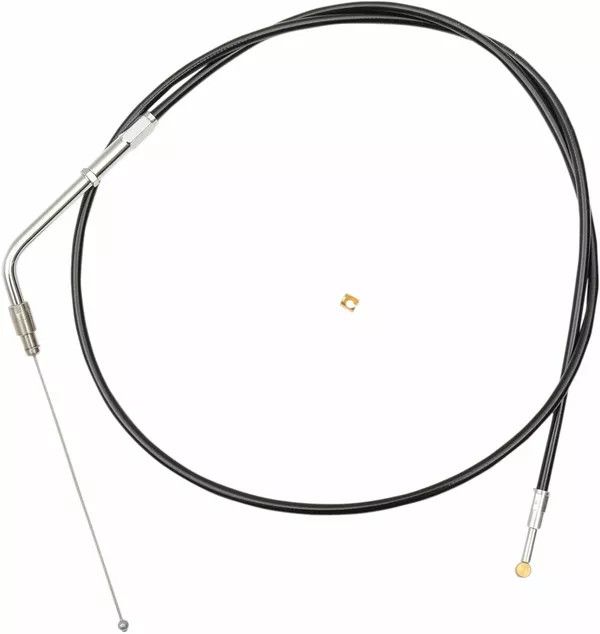 La choppers LA-8100TH04B fekete vinil fonott kormány fojtószelep Bowden és huzal 0