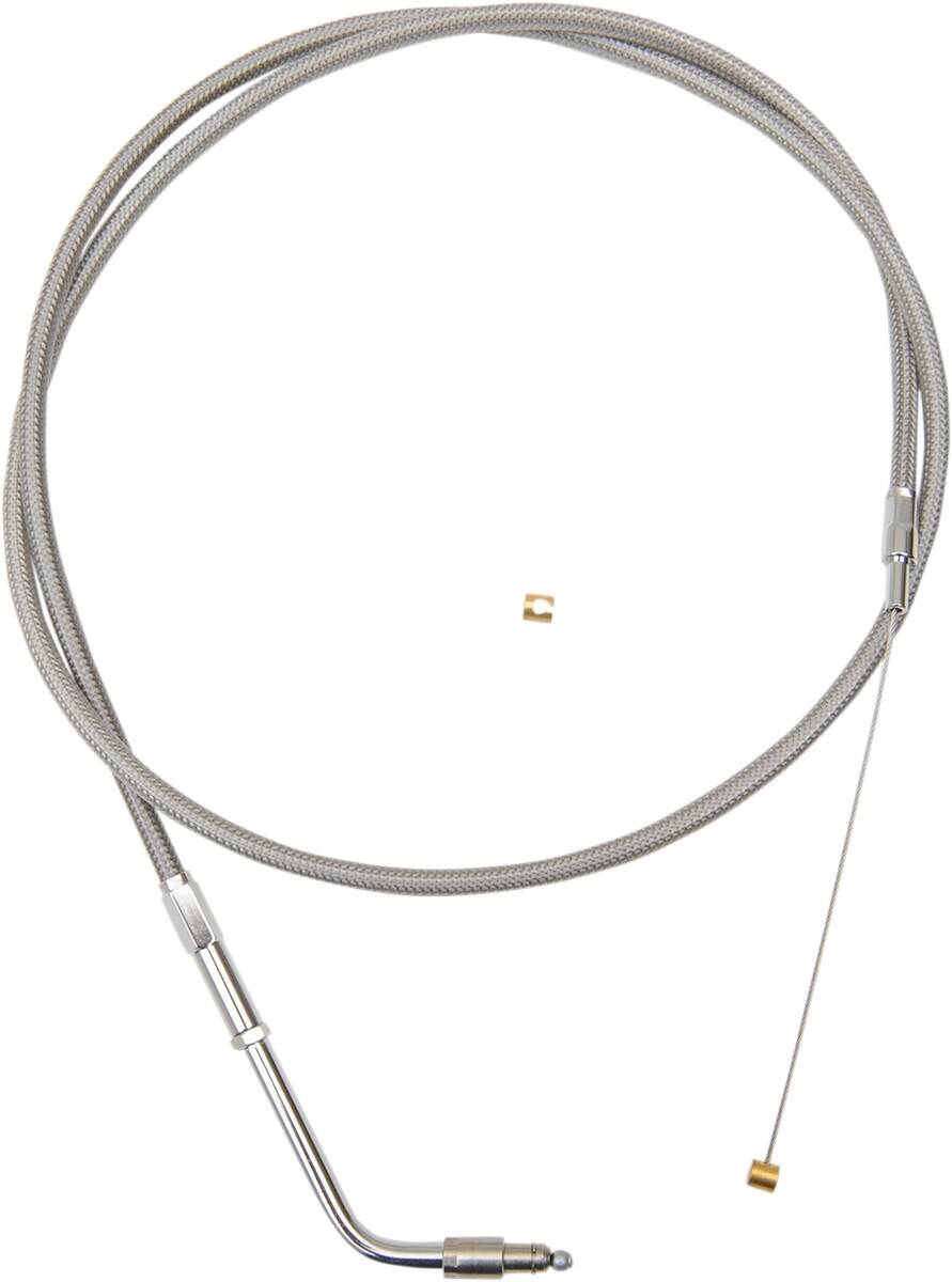La choppers THROTTLE CABLE rozsdamentes fonott FOR 18