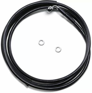 Drag specialties 51701-2BLK rozsdamentes acél hidraulikus tengelykapcsoló sor Kuplung lamellák, bowdenek, hidraulikák és robogó kuplung