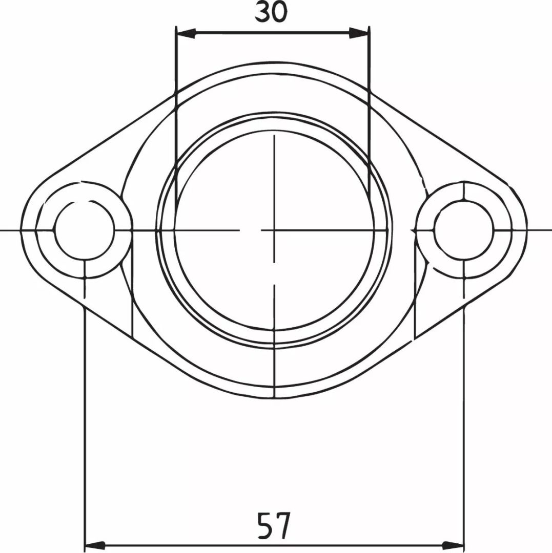 Parts unlimited 07-100-24 Karburátorrögzítő karima Szívócső 2