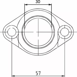 Parts unlimited 07-100-24 Karburátorrögzítő karima Szívócső 1