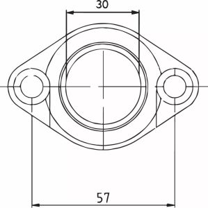Parts unlimited 07-100-24 Karburátorrögzítő karima Szívócső 2