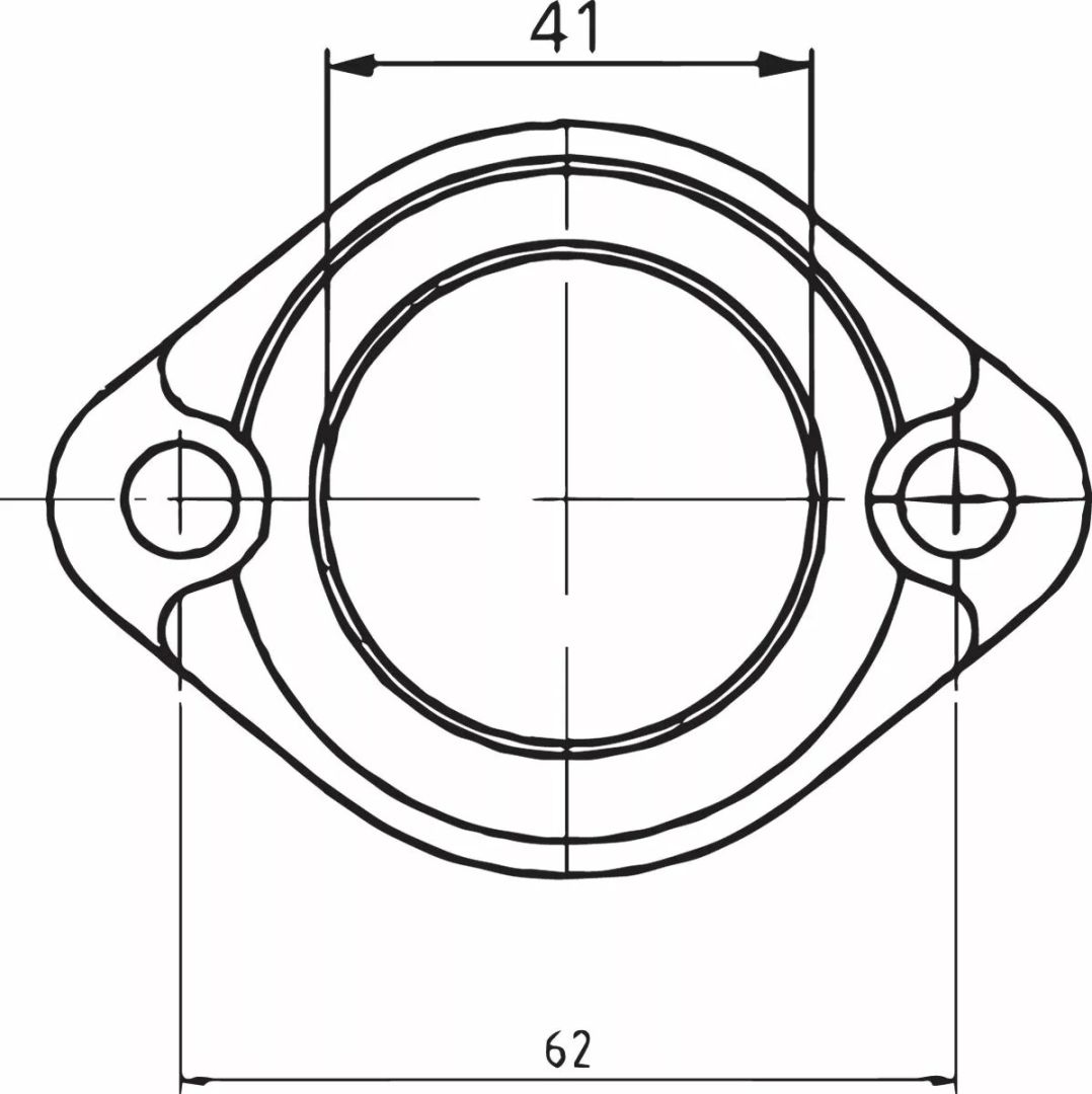 Kimpex 301749 Karburátor rögzítő karima Szívócső 2