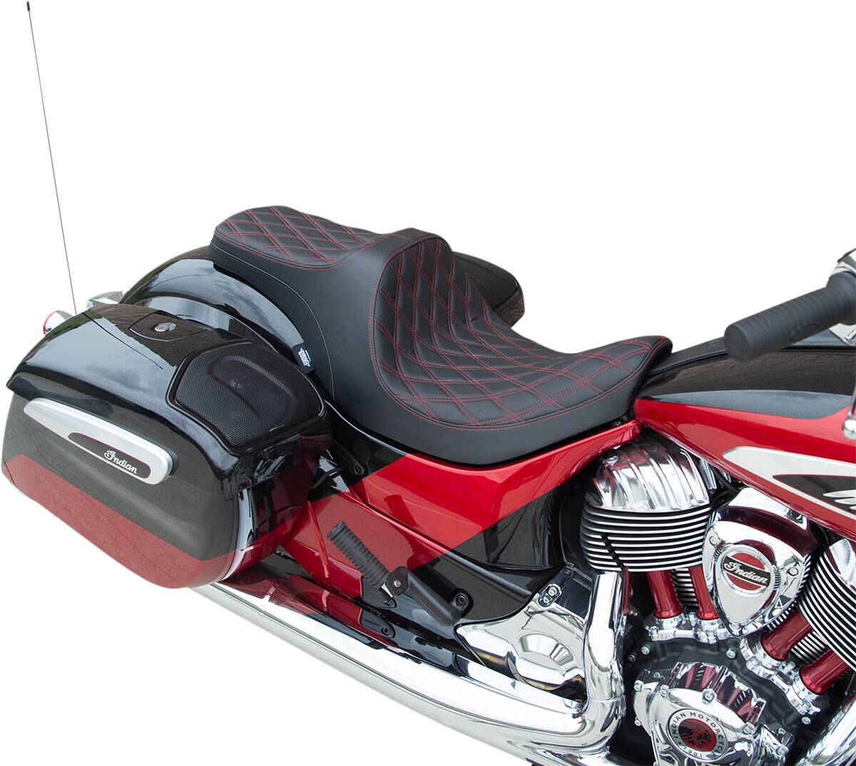 Drag specialties seats ülés PREDIII FRW DDIA piros Ülés, nyereg 0