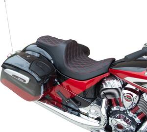 Drag specialties seats ülés PREDIII FRW DDIA piros Ülés, nyereg
