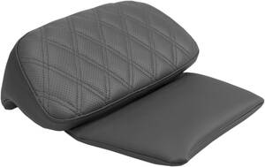 Saddlemen háttámla PAD utcai SOFA hátsó vinil sima fekete Ülés rögzítés