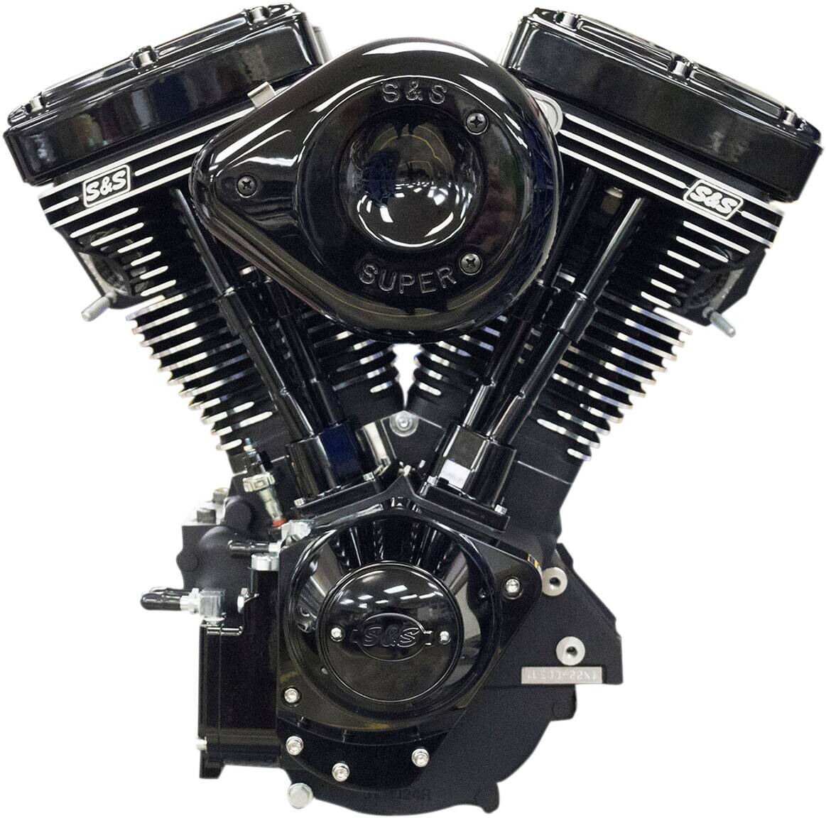 S&S CYCLE motorblokk V124 karburátor kiadás fekete Motorblokk 0