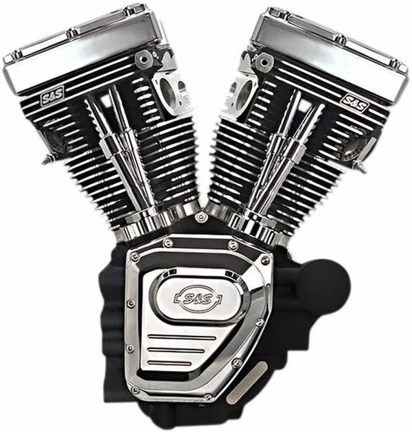 S&S CYCLE 310-0401A T124 alacsony kompressziójú, hosszú blokkú motor Motorblokk 0