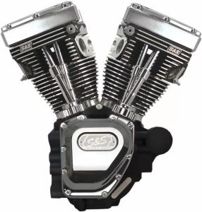 S&S CYCLE 310-0882A T124 nagy kompressziós hosszú blokk motor Motorblokk
