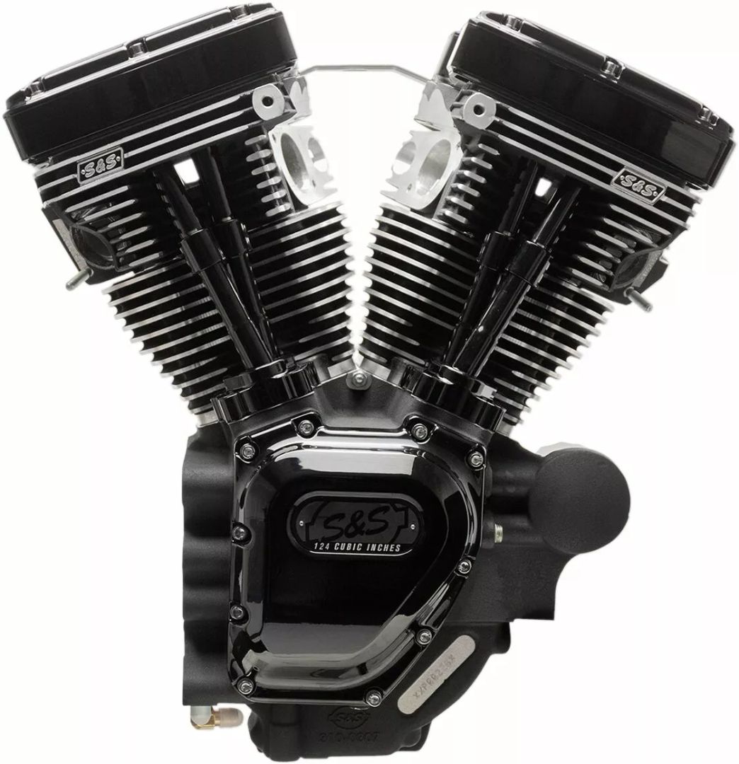 S&S CYCLE 310-0835A T124 nagy kompressziós hosszú blokk motor Motorblokk 0