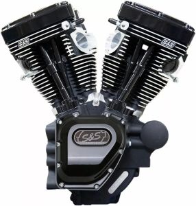 S&S CYCLE 310-0836A T124 alacsony kompressziós hosszú blokk motor Motorblokk