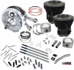 S&S CYCLE 91-9134 Sidewinder® Big Bore Stroker motor teljesítménykészlet Motorblokk felújító készlet