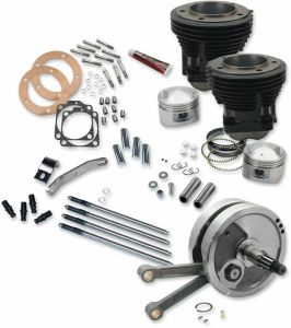 S&S CYCLE 91-9130 Sidewinder® Big Bore Stroker motor teljesítménykészlet Motorblokk felújító készlet