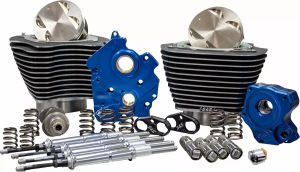 S&S CYCLE 310-1050B 124" Power Package Motor Performance Kit Motorblokk felújító készlet 1
