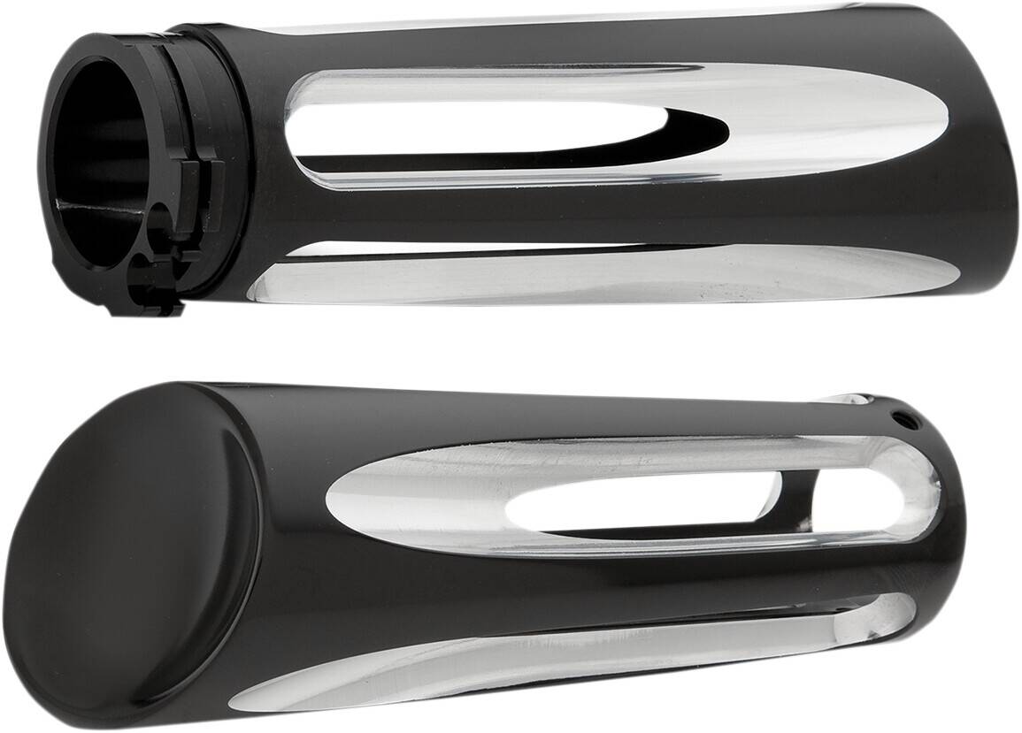 Arlen ness markolatok mély vágás tuskó THROTTLE által CABLE fekete Kormány markolat 0