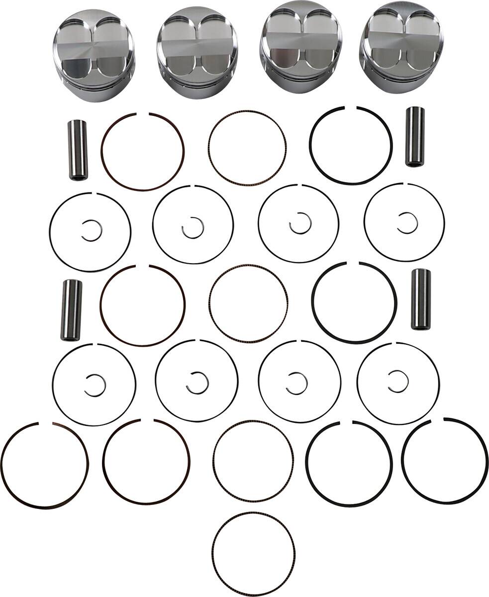Je pistons dugattyú készlet CBR900 92-99 72MM Dugattyú és gyűrű 0