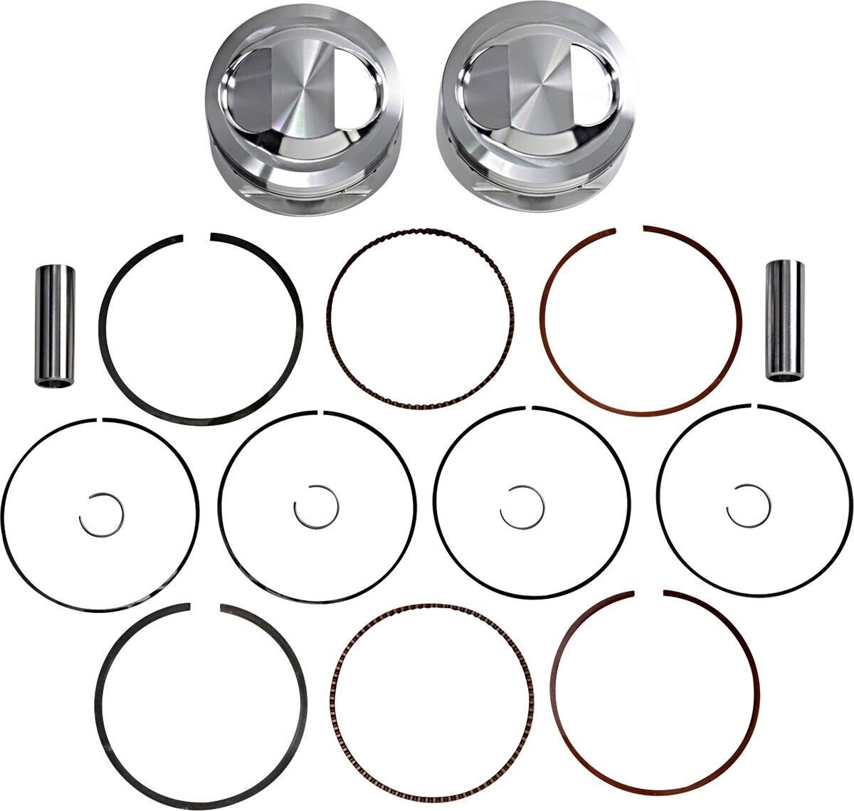 Je pistons dugattyú készlet Ducati 900 94MM Dugattyú és gyűrű 0