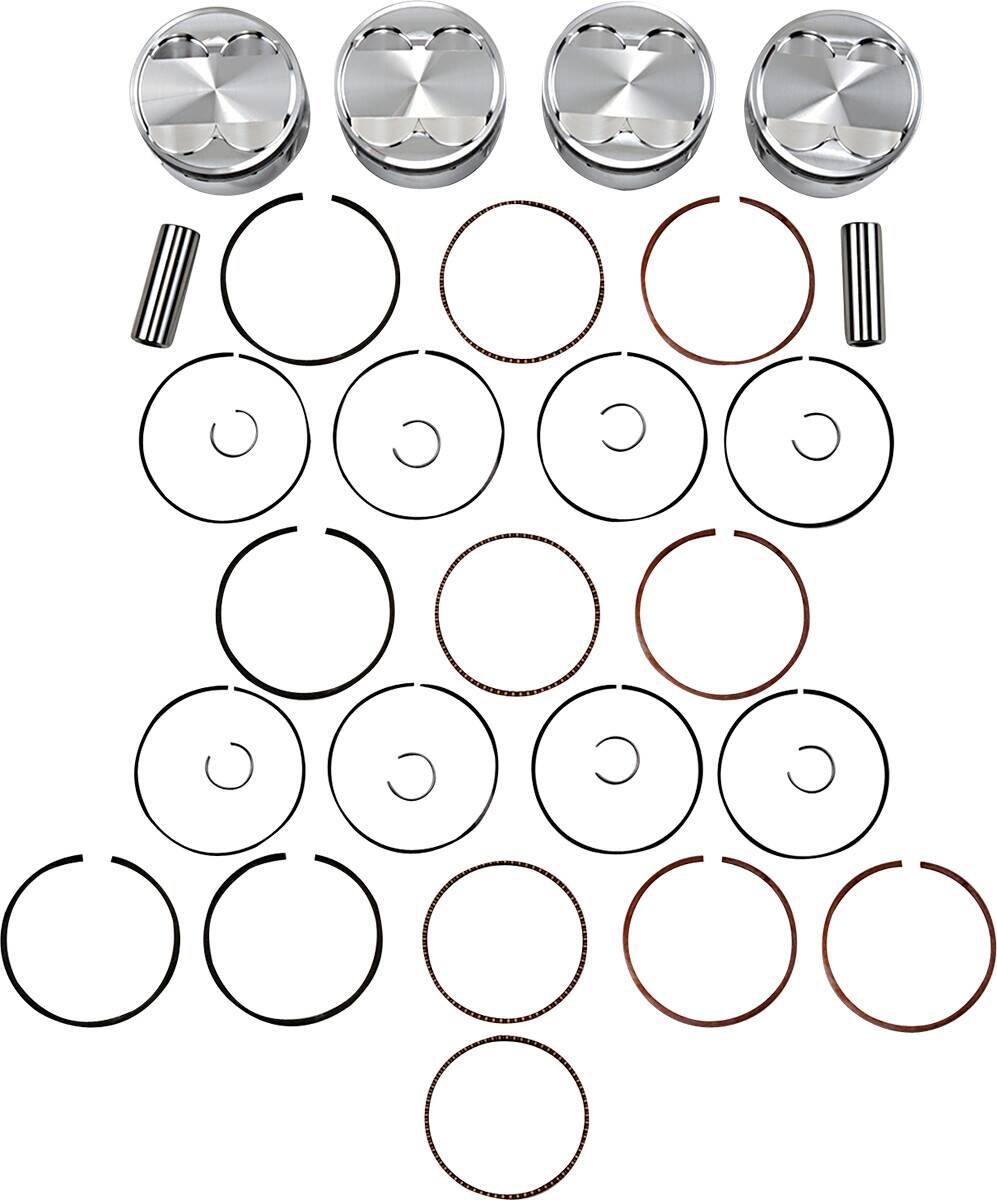Je pistons dugattyú készlet GSXR11 86-92 81MM Dugattyú és gyűrű 0