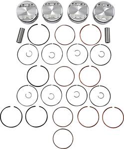 Je pistons dugattyú készlet GSXR11 86-92 81MM Dugattyú és gyűrű