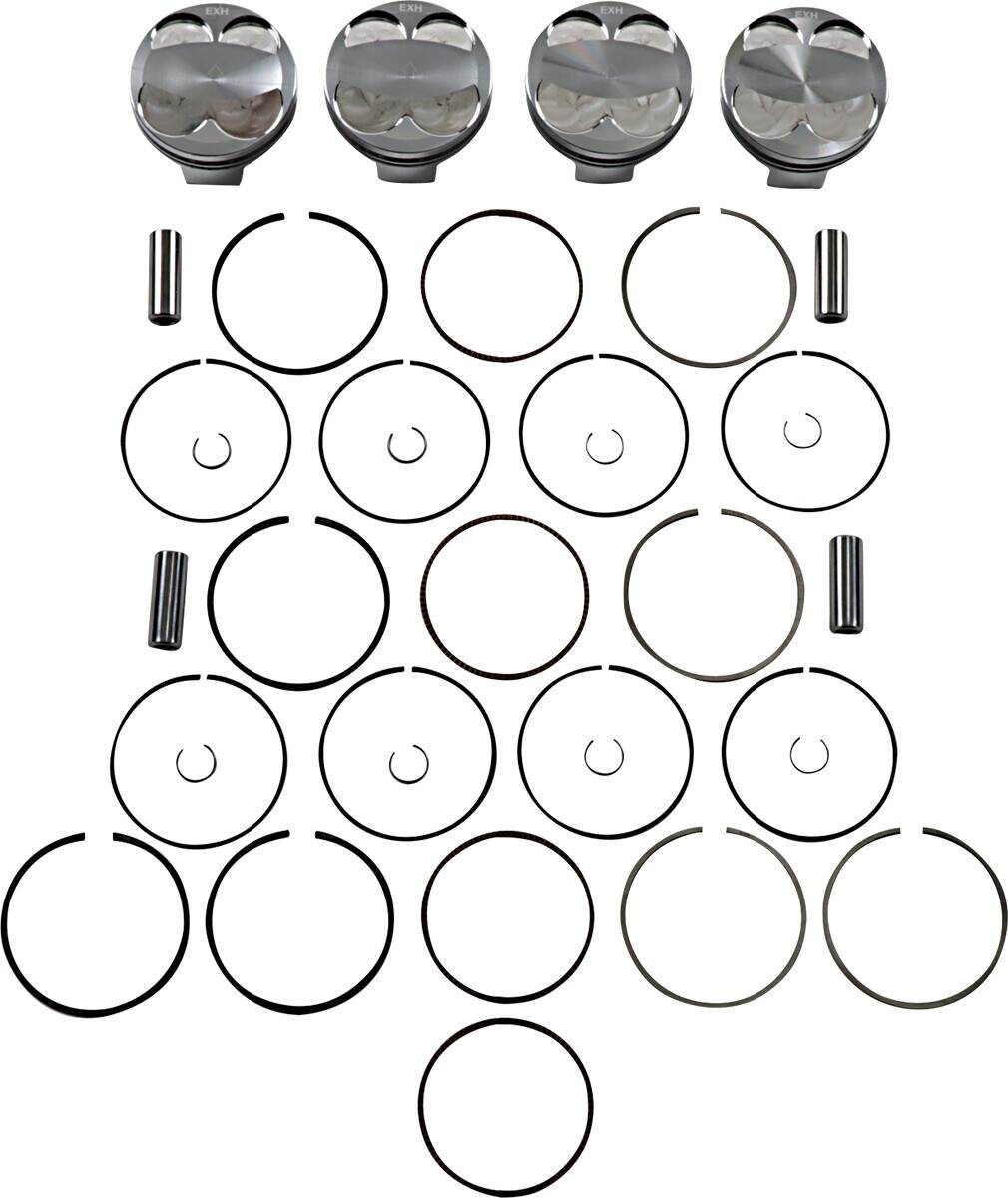 Je pistons dugattyú készlet GSXR1K 05-08 76MM Dugattyú és gyűrű 0