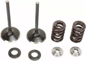 Moose racing hard-parts M96-96450 Rozsdamentes szívószelep és rugókészlet Motorblokk alkatrész