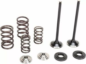 Moose racing hard-parts M96-96460 Rozsdamentes kipufogószelep és rugókészlet Motorblokk alkatrész