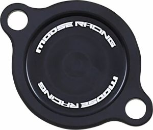 Moose racing hard-parts T14-2300GB megmunkált olajszűrő fedél Motorblokk dekli 1