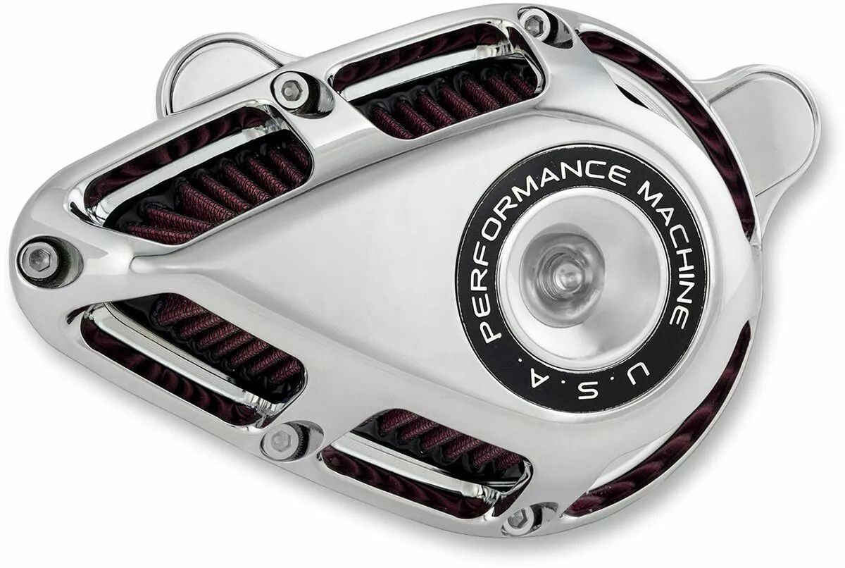 Performance machine (pm) 0206-2112-CH Jet Air Cleaner Kit Levegőszűrő alkatrészek, légszűrők 1