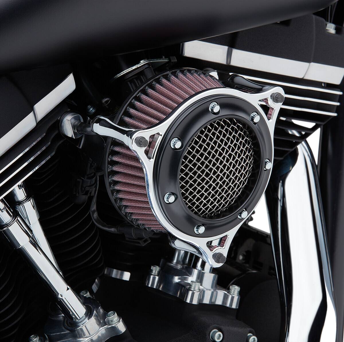 Cobra AIR szívó RPT BLACK/CHROME Levegőszűrő alkatrészek, légszűrők 0