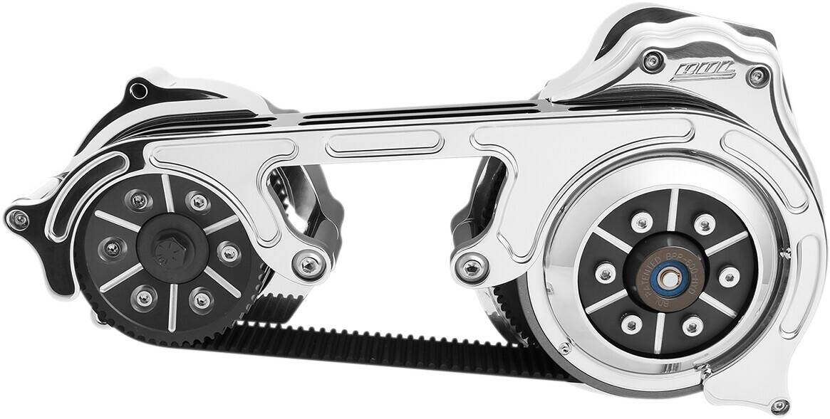 Belt drives ltd. nyitott szíj meghajtó 2'' készlet WITH 2-PIECE MOTOR lemez krómozott Primer hajtás  0