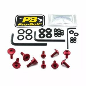 Pro bolt FKA237R Alumínium Fairing Bolt készlet Kawasaki számára 