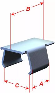 Camso AFT5700031 Sínszalag klipek Lánctalpak és alkatrészek hószánokhoz 1