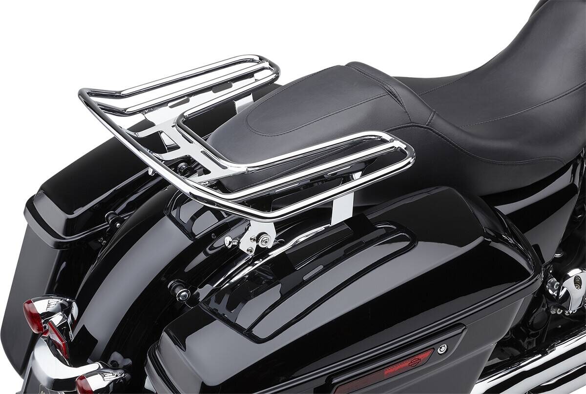 Cobra tartó betakar körül króm FLH Csomagtartó állvány motorkerékpárra 0