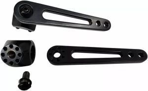 Rivco products GL18004BK Állítható autópályás rögzítő Lábtartó és lábtartó alkatrészek
