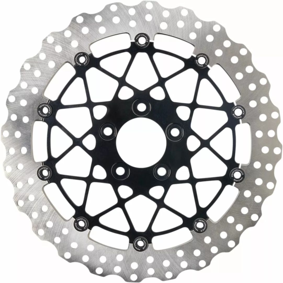 Performance machine (pm) 0133-1810S-B kétrészes fékrotor Féktárcsa és alkatrészei 0