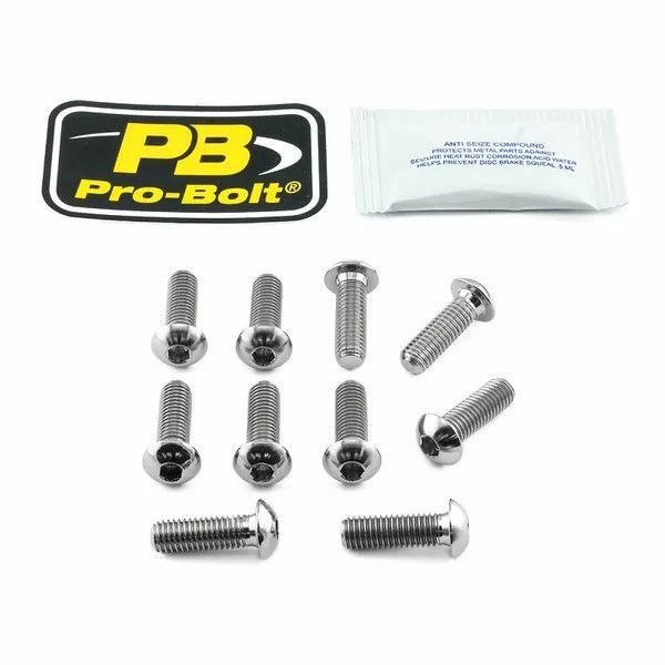 Pro bolt TI10DISCBMW fékrotor rögzítőcsavar készlet Féktárcsa és alkatrészei 0