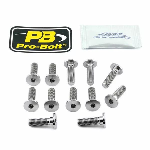 Pro bolt TI12DISCBMW001 Fékrotor rögzítőcsavar készlet Féktárcsa és alkatrészei 0