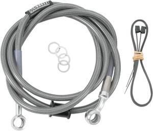 Russell Russell Cycleflex rozsdamentes acél elsõ fék vonal ezüst Fék és kuplung cső
