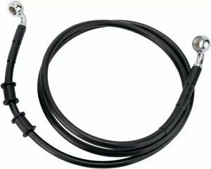 Drag specialties 660330BLK rozsdamentes acél fékvezeték készlet Fék és kuplung cső