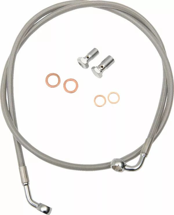 La choppers LA-8100B13 rozsdamentes acél fékvezeték készlet Fék és kuplung cső 0