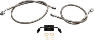 La choppers kormány CABLE/BRAKE & kuplung LINE/WIRE készletek és alkatrészek / rozsdamentes acél / természetes Fék és kuplung cső