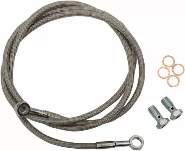 Parts unlimited YAM-006-6 meghosszabbított fékvezeték Fék és kuplung cső 0